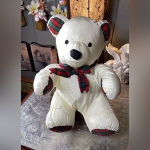 Vintage 1993 Gibson Greetings Nylon Teddy Bear